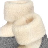 FALKE Baby Cosyshoe antislip noppen merinowol huissokken pantoffels meisjes jongens wit - Maat 15-16