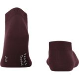 FALKE ClimaWool kort eenkleurig wol lyocell sneakersokken enkelsokken heren rood - maat 39-40