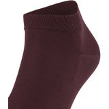 FALKE ClimaWool kort eenkleurig wol lyocell sneakersokken enkelsokken heren rood - maat 39-40