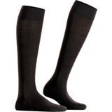 FALKE Sensitive Berlin dames kniekousen - zwart (black) - Maat: 35-38
