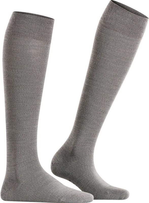FALKE - Sensitive Berlin - Sokken - Grijs - Wol/Katoen - 1 Paar