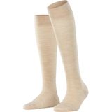 FALKE - Sensitive Berlin - Kniekousen - Beige - Merinowol en Katoen, Ergonomisch Vormgegeven