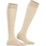 FALKE - Sensitive Berlin - Kniekousen - Beige - Merinowol en Katoen, Ergonomisch Vormgegeven