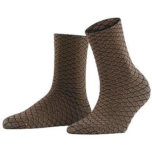 FALKE Gleaming Hive 60 DEN dames sokjes, bruin (tawny)
