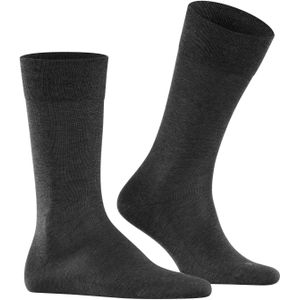 FALKE - Sensitive Malaga - Huissokken - Grijs Anthracite Melange - 1 paar