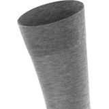 FALKE Heren Sokken Sensitive Malaga M So katoen met comfort tailleband 1 paar, Grijs Steel Melange 3165, 39-42