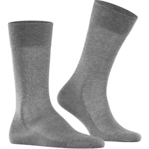 FALKE - Sensitive Malaga - Huissokken - Grijs Anthracite Melange - 1 paar
