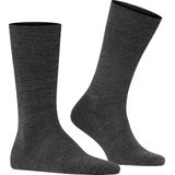 FALKE - Sensitive Berlin - Sokken - Grijs Anthracite Melange - Wol Katoen - 1 Paar