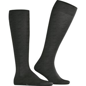 FALKE - ClimaWool - Kniekousen - Grijs Anthracite Melange - 1 paar
