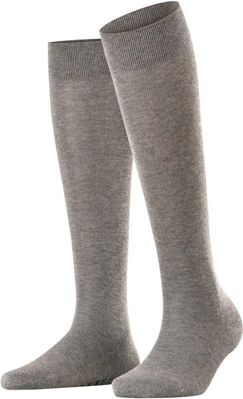 FALKE - Sensitive London - Kniekousen - Zwart - Katoen - Ergonomisch Vormgegeven