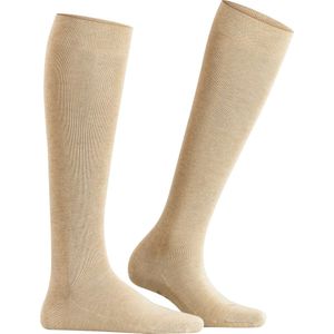 FALKE - Sensitive London - Kniekousen - Zwart - Katoen - Ergonomisch