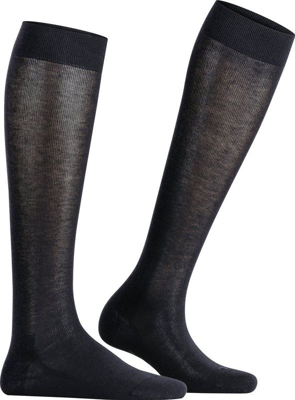 FALKE - Sensitive London - Kniekousen - Donkerblauw - Ergonomisch Vormgegeven