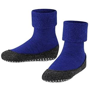 FALKE Cosyshoe Minis K HP wol noppen op de zool 1 paar, sokken voor pantoffels, uniseks, kinderen, blauw (kobalt blue 6054), 25-26, Blauw (Kobalt Blue 6054)