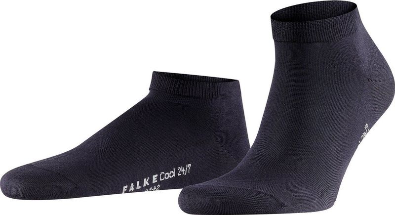FALKE - Cool 24/7 - Sneakersokken - Blauw - Maat 47-48