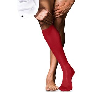 FALKE - No. 9 - Kniekousen - Rood - Katoen - 1 Paar