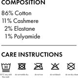 FALKE - Dikke Maillot - Katoen en Kasjmier - Zwart