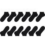 FALKE Happy 6 Pack katoen multipack sneakersokken heren blauw