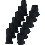 FALKE Happy 6 Pack katoen multipack sneakersokken heren blauw