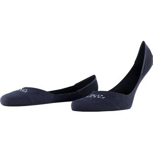 FALKE Cool 24/7 koelingseffect functioneel garen duurzaam katoen footies heren blauw - Maat 39-40