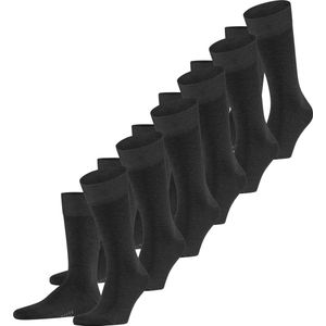 FALKE Happy 6 Pack katoen multipack sokken heren grijs