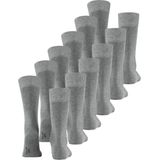 FALKE - Happy 6-Pack - Herensokken - Grijs - Katoen - Multipack 6 Paren