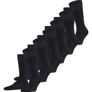 FALKE Happy 6 Pack katoen multipack sokken heren blauw