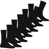 FALKE Happy Bundle 6 Pack katoen multipack sokken dames zwart