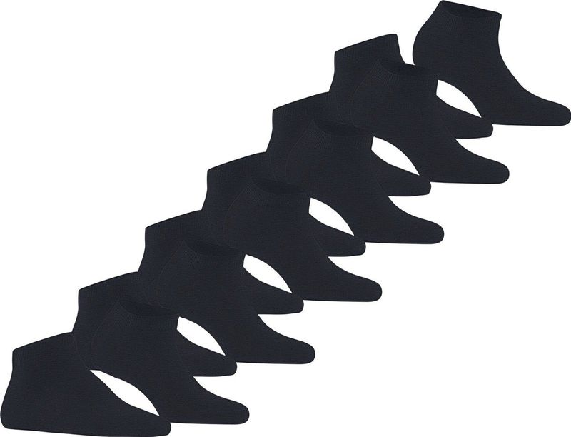 FALKE - Happy - Enkelsokken - Zacht - Katoen - Multipack van 6