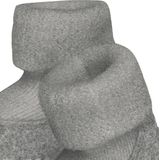 FALKE Baby Cosyshoe Pantoffels - Grijs - Merinowol - Antislip