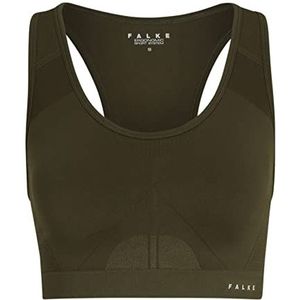 FALKE Madison Low Support With Pads W SB respirant maintien faible 1 pièce, Soutien-gorge de sport Femme, Vert (Herb 7754), S