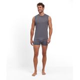 FALKE - Daily Comfort - Heren Top - Donkergrijs - 2-pack van Egyptisch Katoen