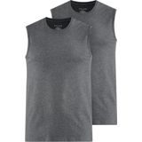 FALKE - Daily Comfort - Heren Top - Donkergrijs - 2-pack van Egyptisch Katoen