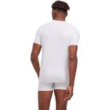 FALKE - Daily Comfort - T-Shirt - Wit - 2-Pack - Heren
