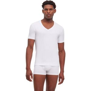 FALKE - Daily Comfort - T-Shirt - Wit - 2-Pack - Heren