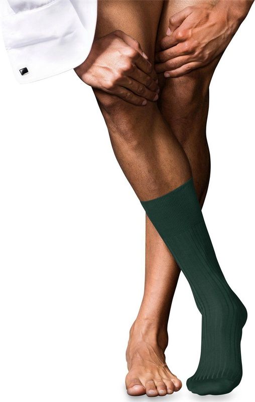 FALKE - Heren Sokken No. 10 - Groen - Katoen - 1 Paar