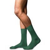 FALKE Heren Sokken No. 9 M So katoen eenkleurig 1 paar, Groen Hunter Green 7441, 45-46