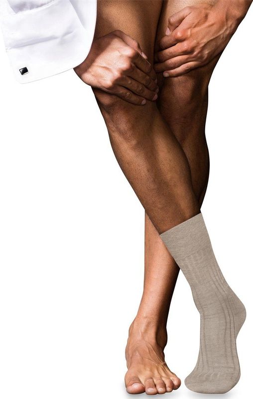 FALKE - No. 13 - Huissokken - Beige - Piuma Katoen