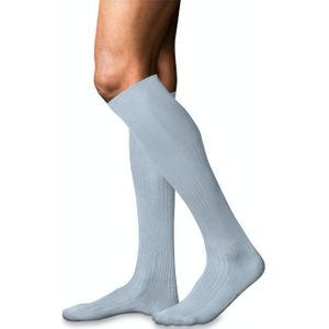 FALKE - Heren Kniekousen No. 10 - Blauw Light Blue 6594 - 1 Paar