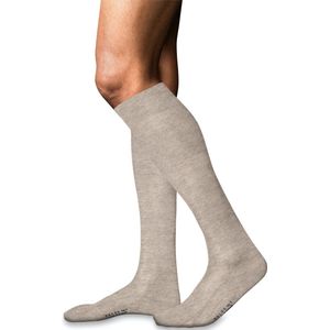 FALKE - Kniekousen No. 9 - Katoen - Beige Wheat Melange - 1 Paar