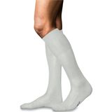 FALKE Kniekousen No. 4 - Wit - Zijde - 1 Paar