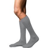 FALKE - No. 13 - Kniekousen - Grijs - Luxe Piuma Katoen