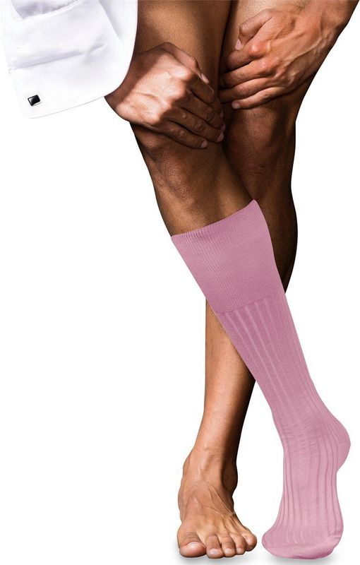 FALKE - No. 13 Finest Piuma Cotton - Kniekousen - Lichtroze