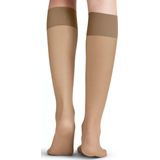 FALKE Pure Matt transparant 20 Denier pantykousen dames beige - Maat 35-38