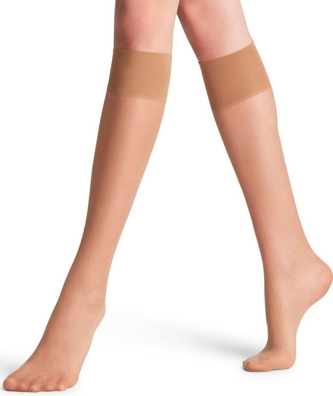 FALKE Pure Matt duurzaam mat transparant 20 Denier pantykousen dames beige - Maat 39-42