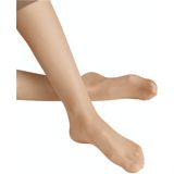 FALKE - Pure Matt - Kniekousen - Huidskleur - 20 DEN, Gerecycled Polyamide