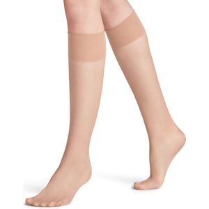 FALKE - Pure Matt 20 - Kniekousen - Transparant - Gerecycled Polyamide
