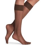 FALKE - Pure Matt 20 - Knielaarzen - Zwart - Gerecycled Polyamide