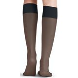 FALKE Pure Matt duurzaam mat transparant 20 Denier pantykousen dames blauw - Maat 35-38