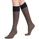 FALKE Pure Matt duurzaam mat transparant 20 Denier pantykousen dames blauw - Maat 35-38