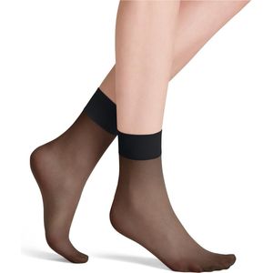 FALKE Dames Sokken Pure Matt 20 DEN W So sheer eenkleurig 1 paar, Zwart Black 3009, 35-38